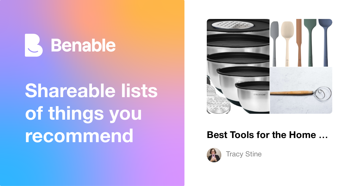 Best Tools for the Home Baker