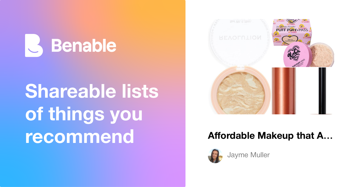 Affordable Makeup that Actually Works