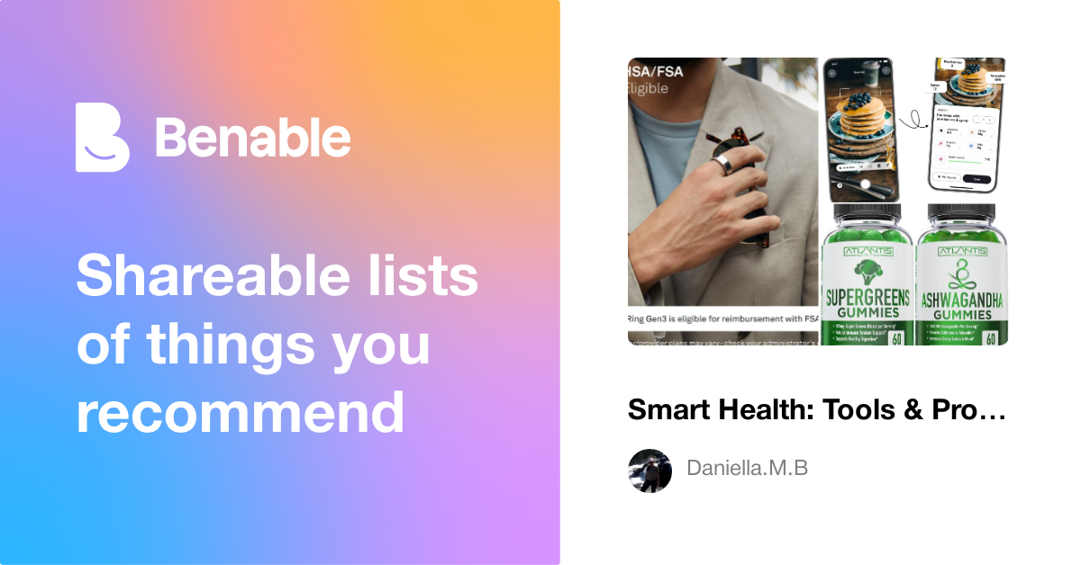 Smart Health: Tools & Products You’ll Actually Use
