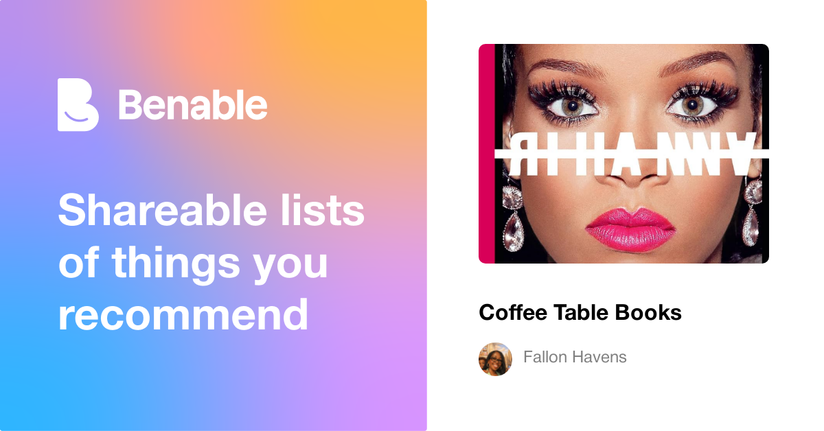 Coffee Table Books