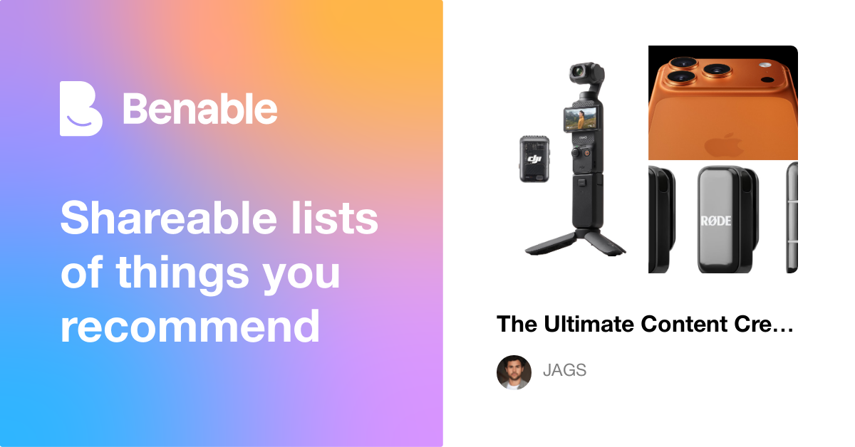 The Ultimate Content Creator Starter Kit for 2025