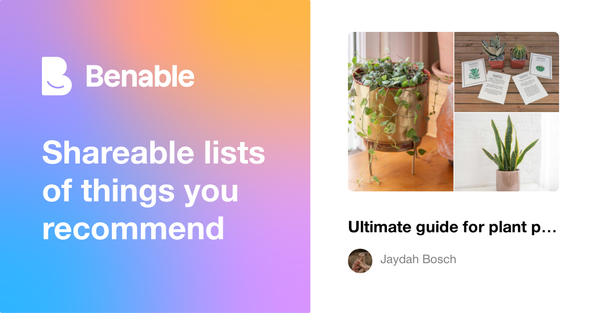 Ultimate guide for plant parents