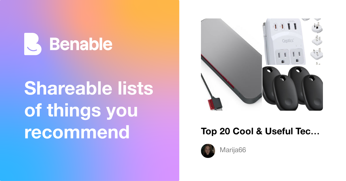 Top 20 Cool & Useful Tech Gadgets