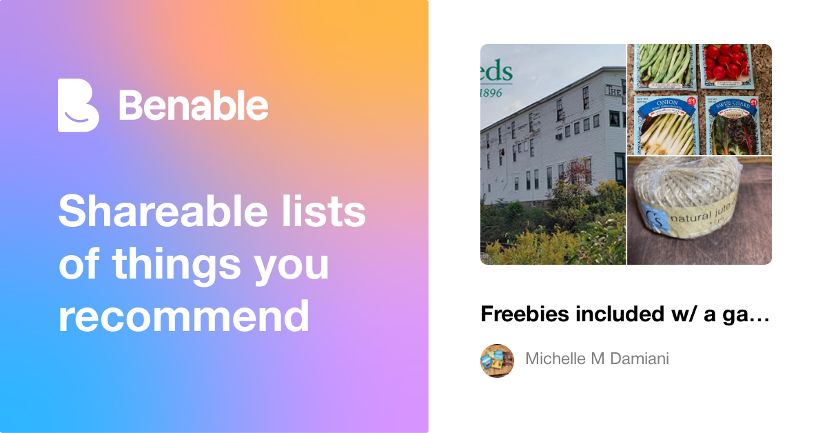 Freebies I include w/ my books!