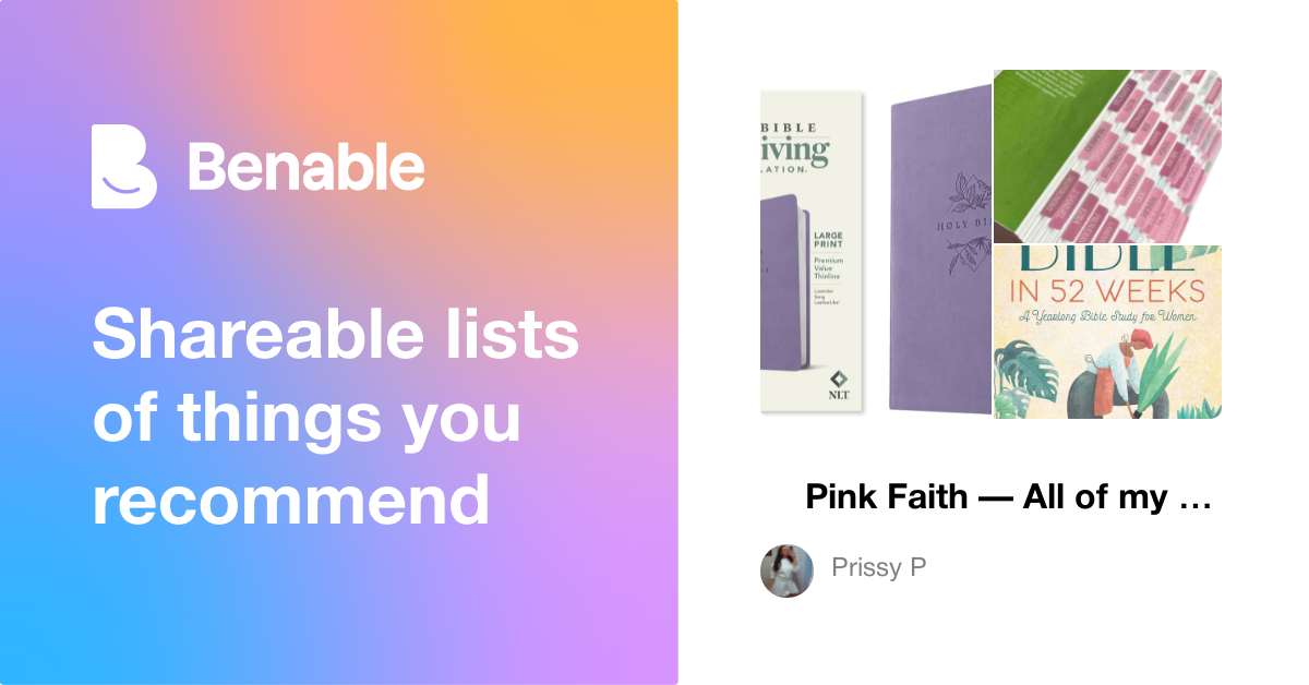 🤍 Pink Faith — All of my favorite items for bible study & closeness ...