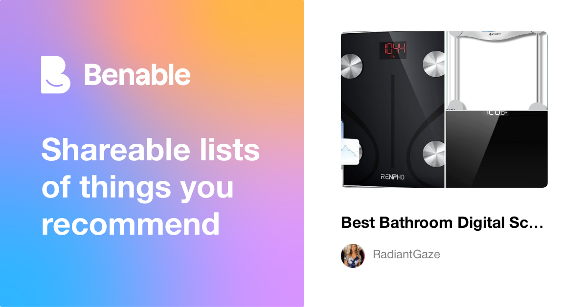 Best Bathroom Digital Scales for smart and accurate tracking