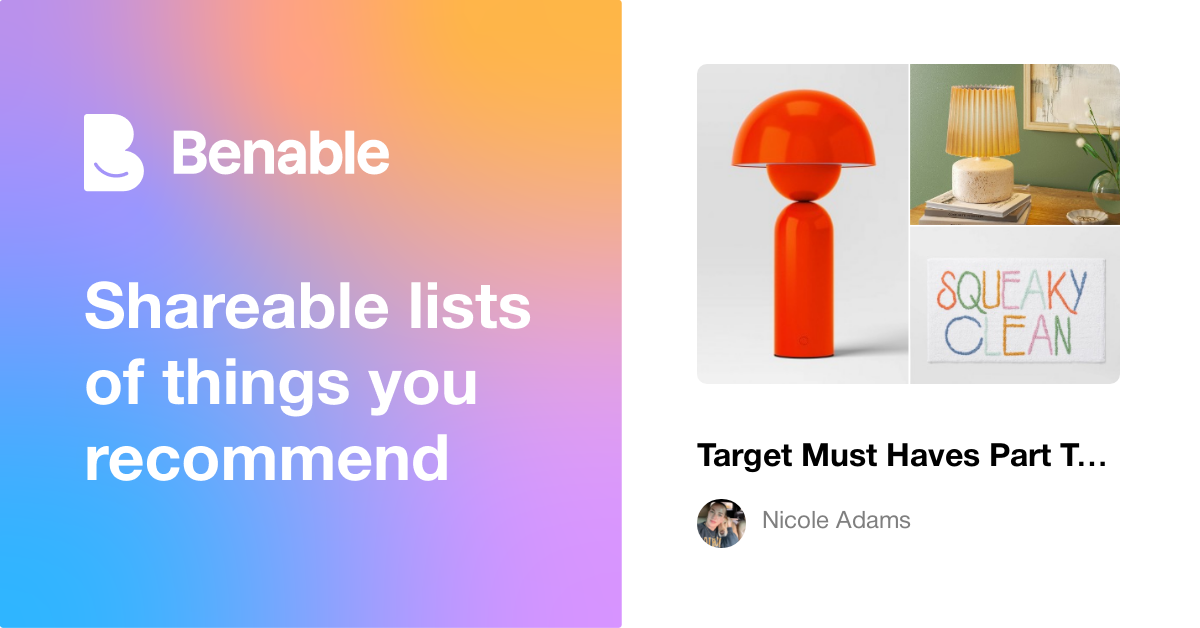 Target Must Haves Part Two