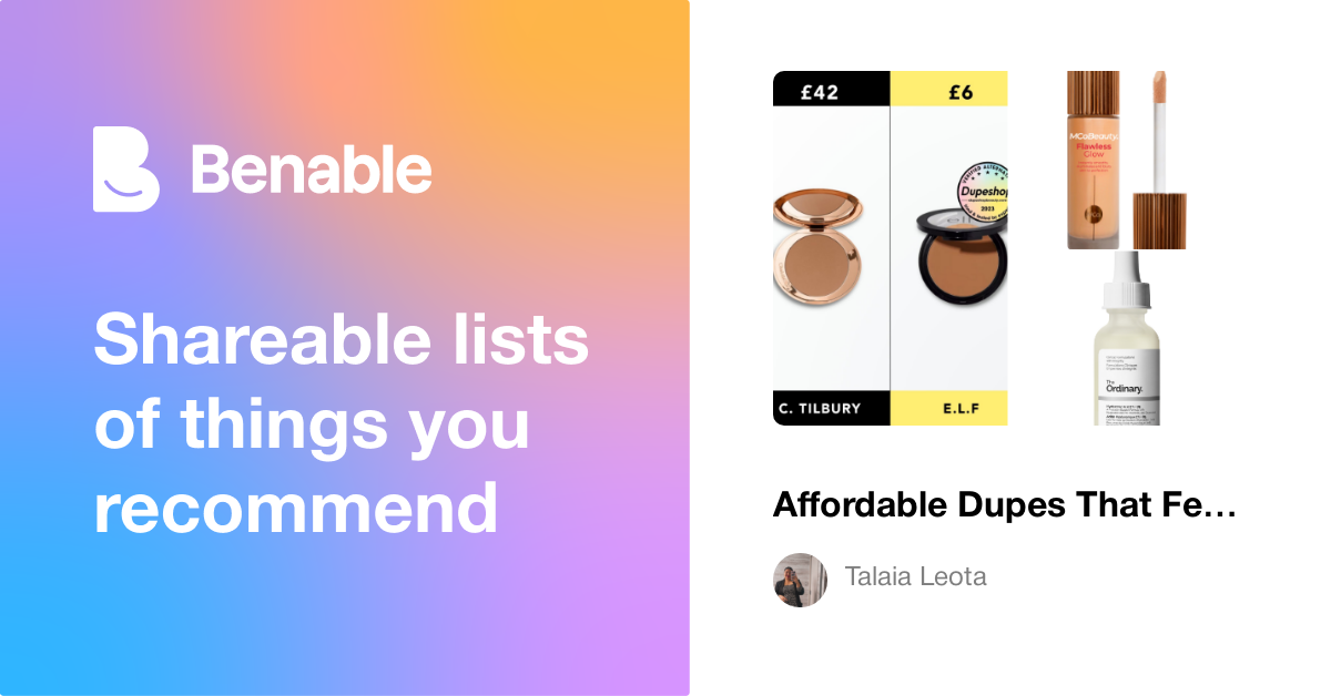 Affordable Dupes That Feel Like Luxury 💄
