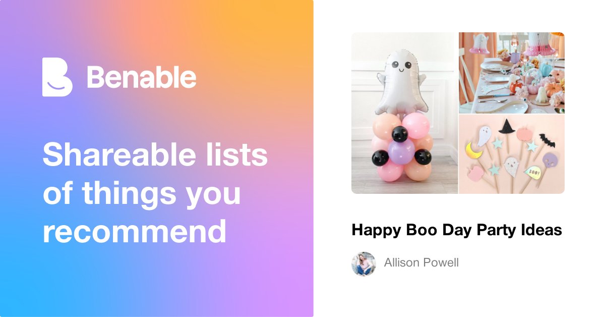 Happy Boo Day Party Ideas