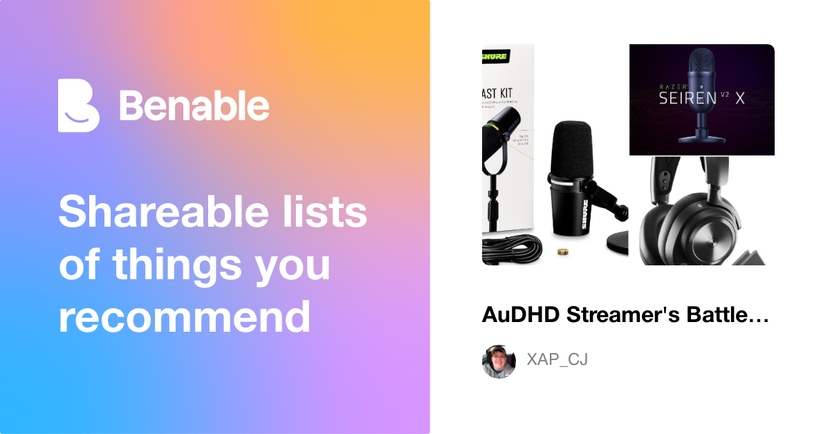 AuDHD Streamer's Battle Station: 100 Products for Hyper-Focus & Sensory ...