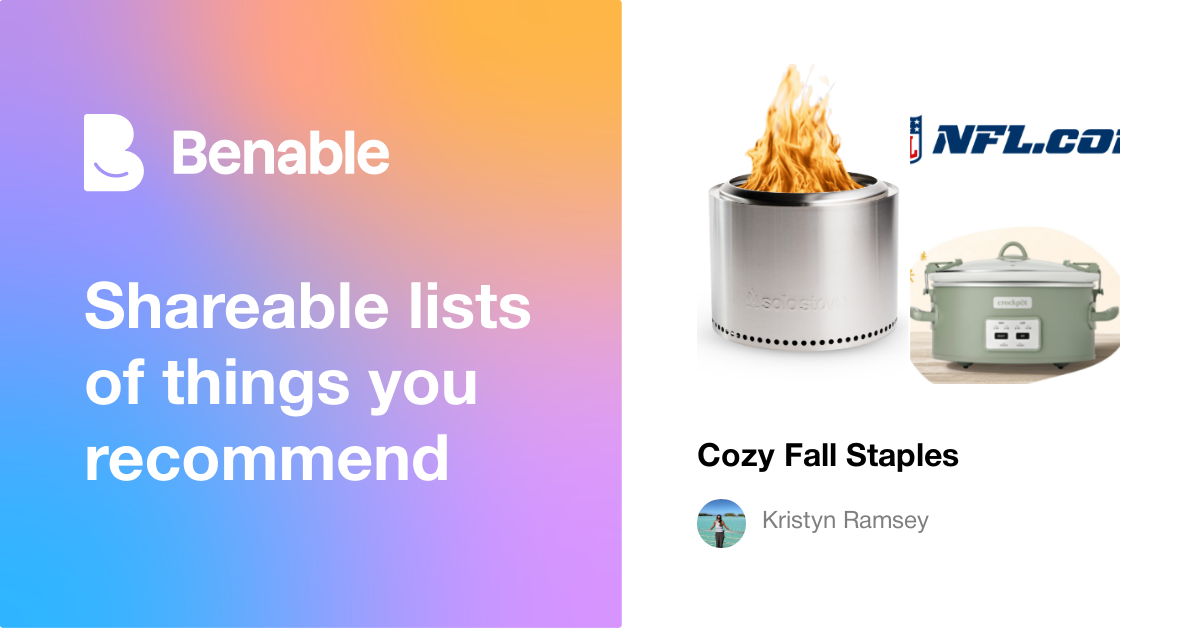 Cozy Fall Staples