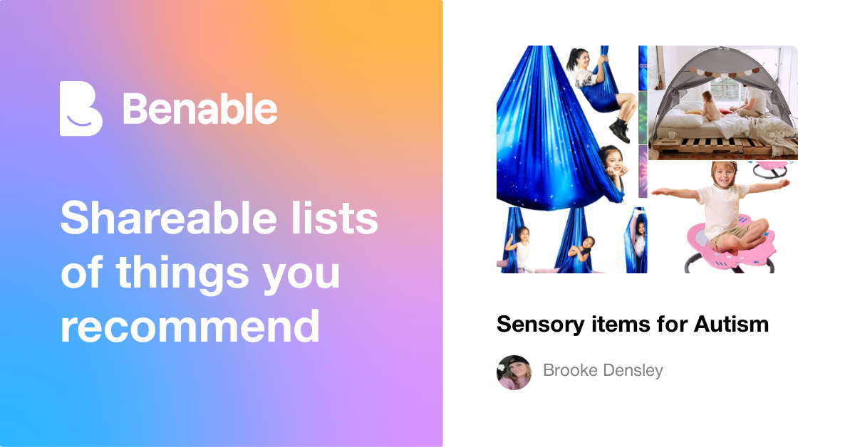 Sensory items for Autism