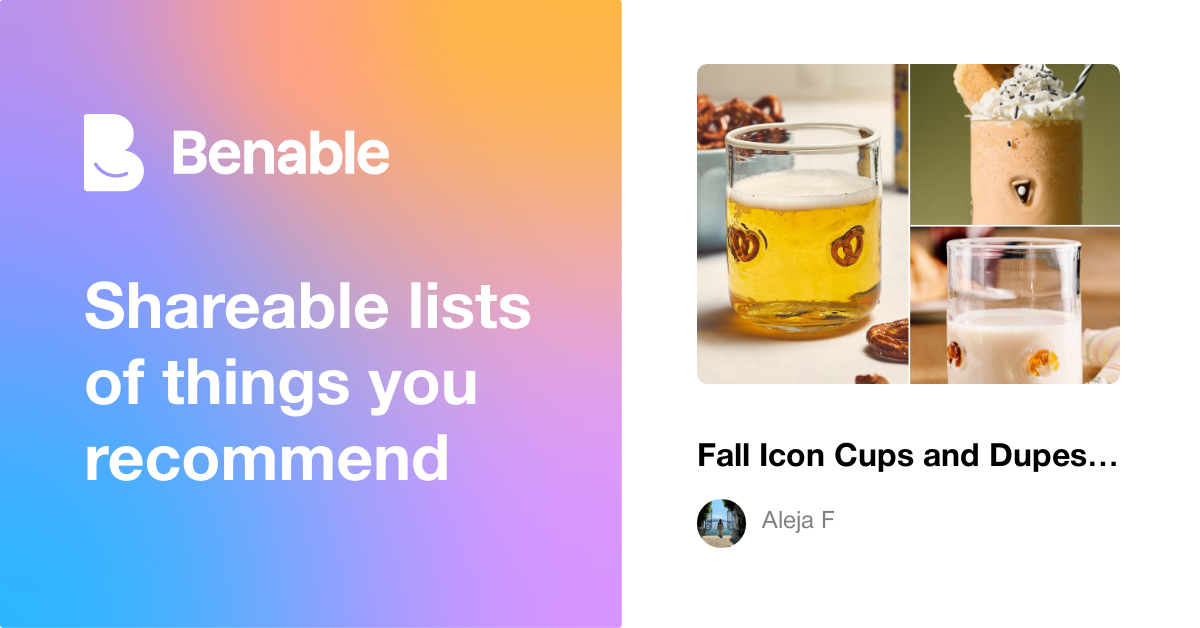 Fall Icon Cups and Dupes! 🎃