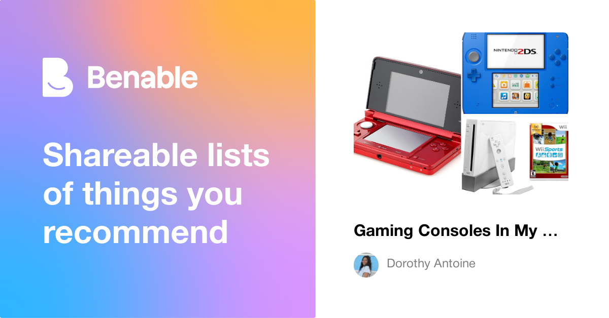 Gaming Consoles In My Rotation
