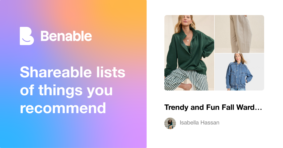 Trendy and Fun Fall Wardrobe Essentials