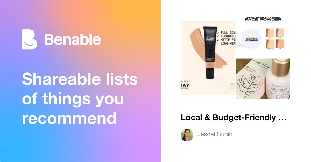 Local & Budget-Friendly Philippines Makeup Ideas