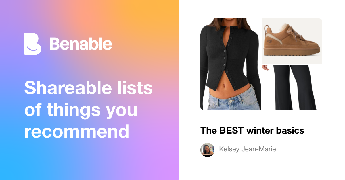 The BEST winter basics