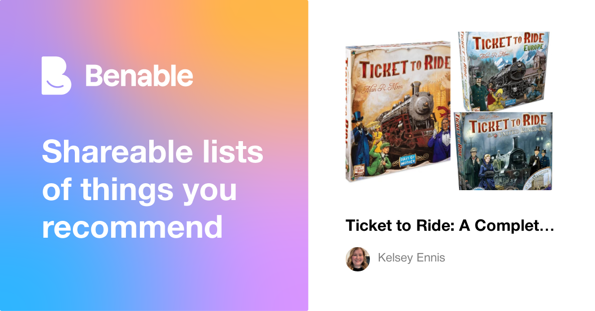 Ticket to Ride: A Complete List of the Game Variations
