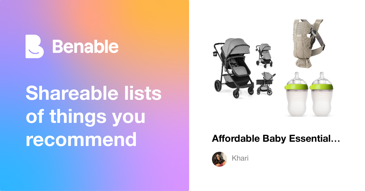 Affordable Baby Essentials: The Best Budget-Friendly Gear, Bottles, and ...