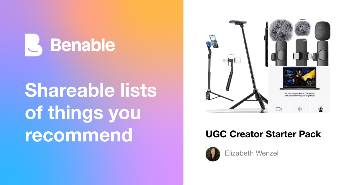 UGC Creator Starter Pack