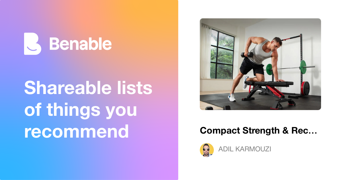 Compact Strength & Recovery Equipment for Small Spaces