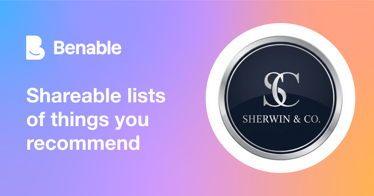 Everything @sherwinz (Sherwin Baclig) recommends - Benable