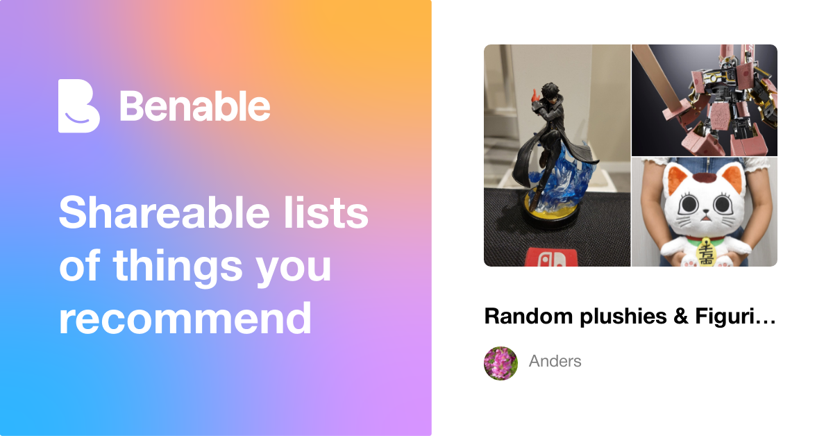 Random plushies & Figurines and knickknacks