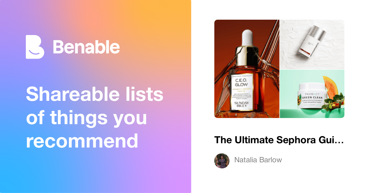 The Ultimate Sephora Guide | Makeup/Skincare Essentials