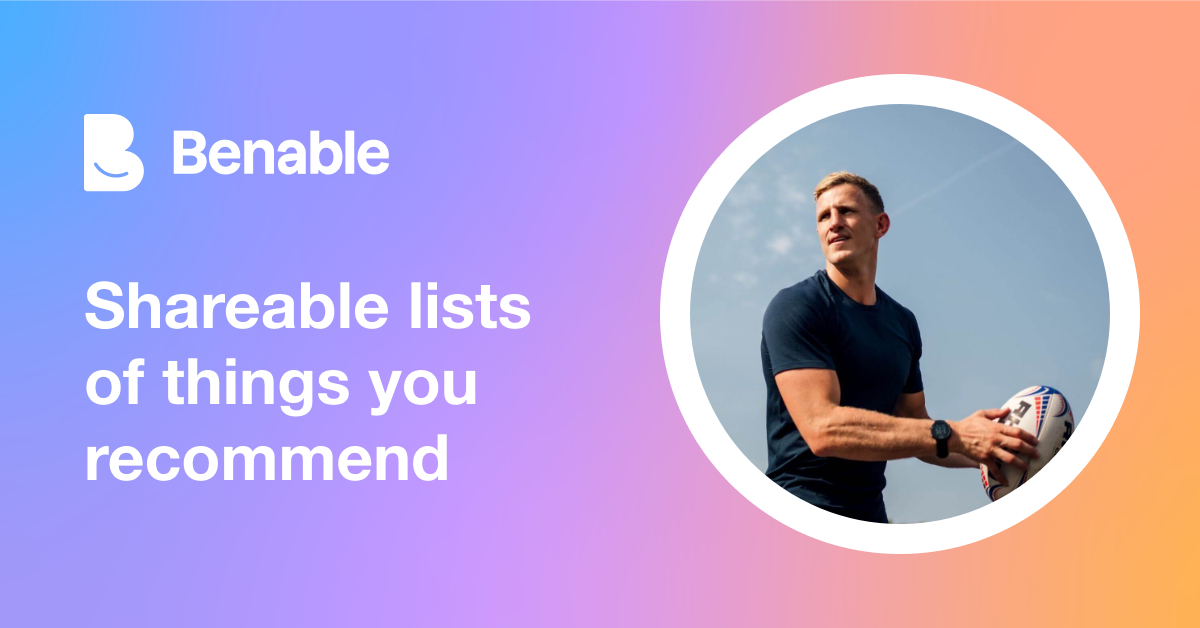 Everything @therugbytrainer (The Rugby Trainer) recommends - Benable