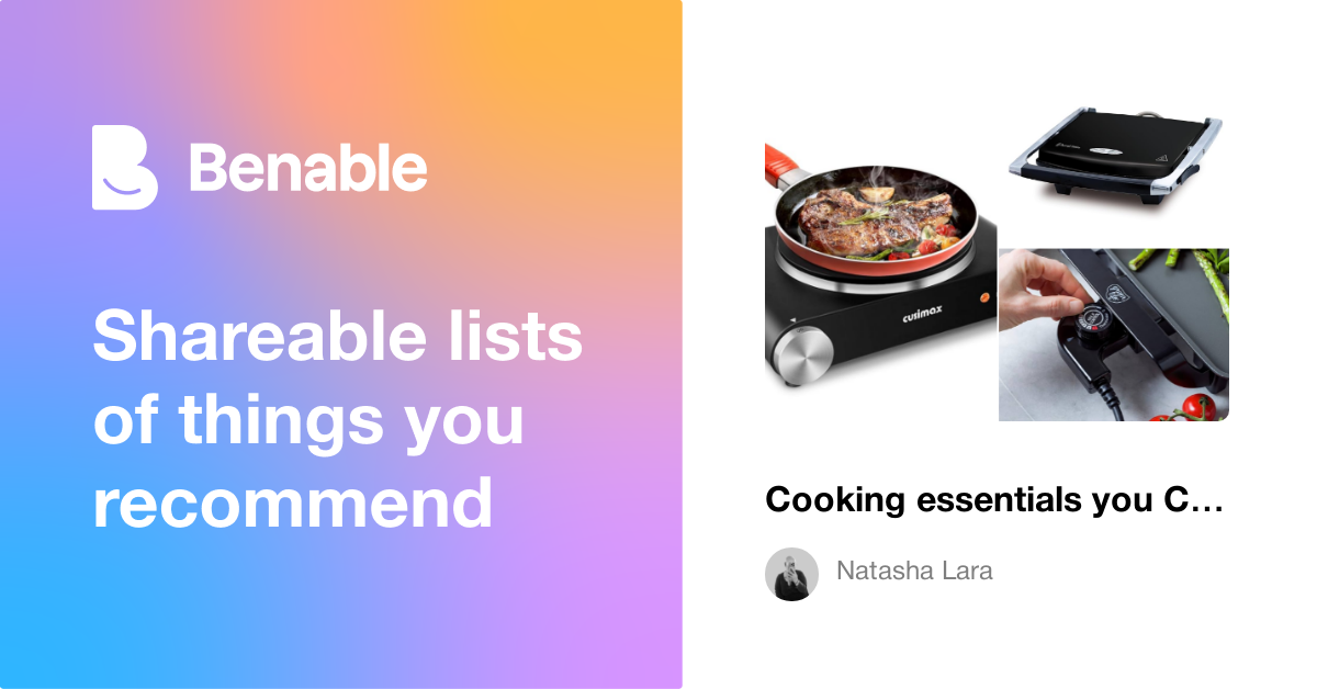 Cooking essentials you CANNOT live without ☺️