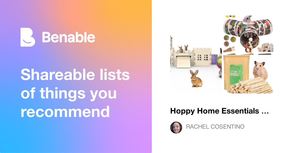 Hoppy Home Essentials 🐰 for your Rabbit Fam