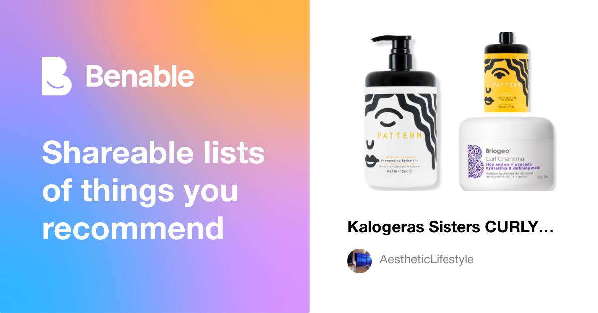 Kalogeras Sisters CURLY HAIR ROUTINE