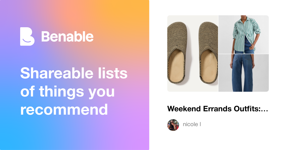 Weekend Errands Outfits: Elevated Basics