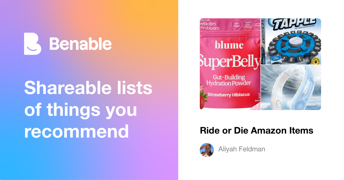 Ride or Die Amazon Items