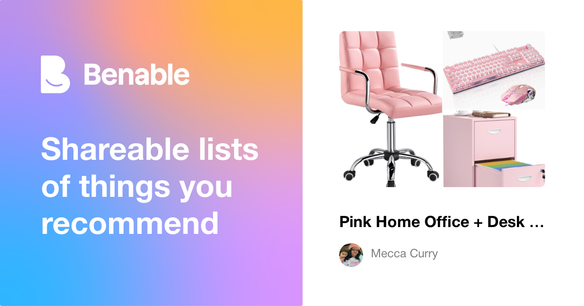 Pink Home Office + Desk Must-Haves 🌸