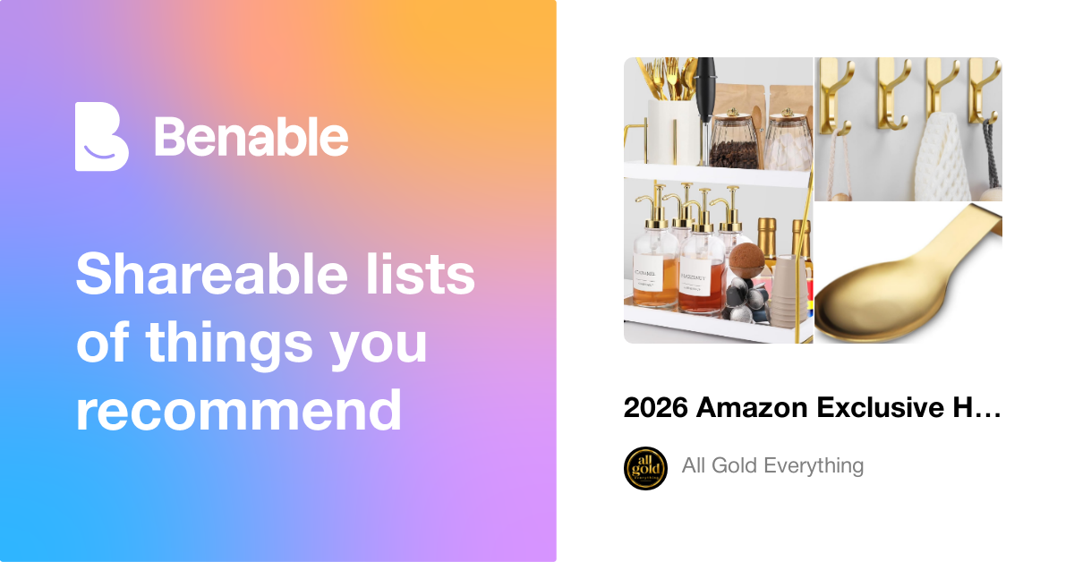 2026 Amazon Exclusive Home Essentials List