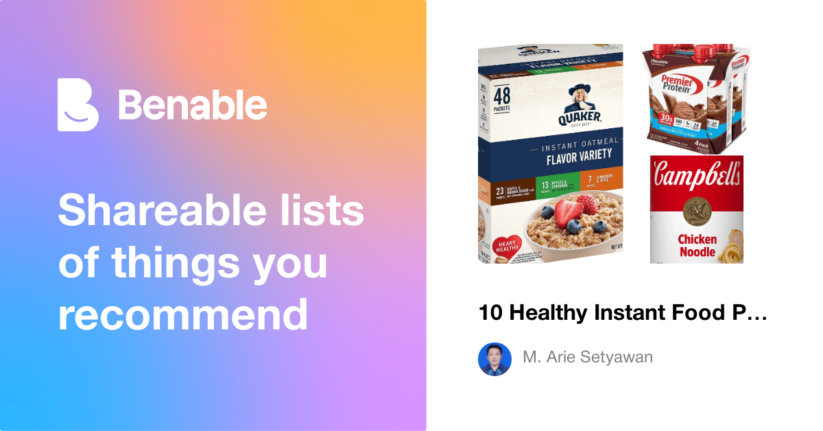 10 Healthy Instant Food Products for the Elderly