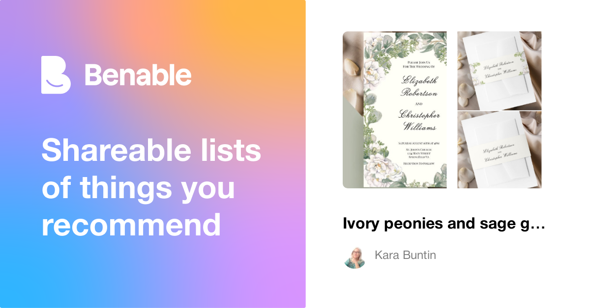 Ivory peonies and sage green wedding collection