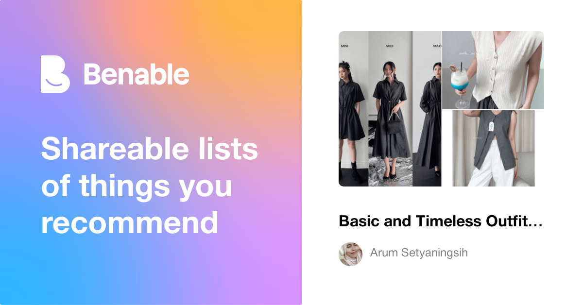 Basic and Timeless Outfit For Your Capsule Wardrobe!