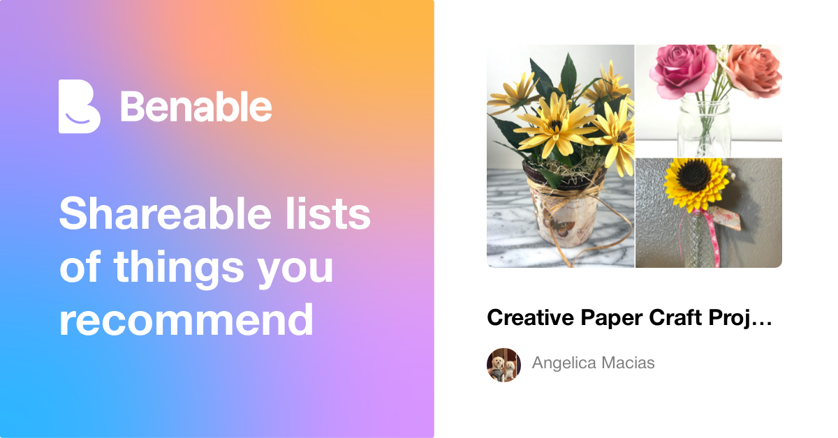 Creative Paper Craft Projects