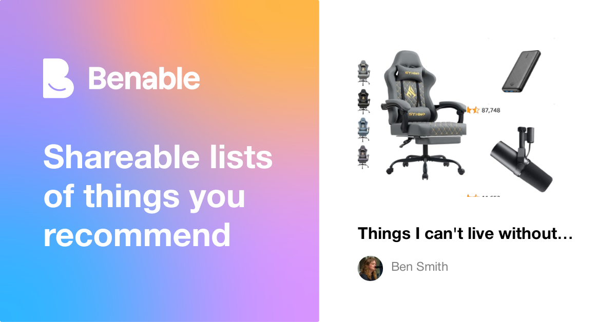 Things I can't live without as a Streamer