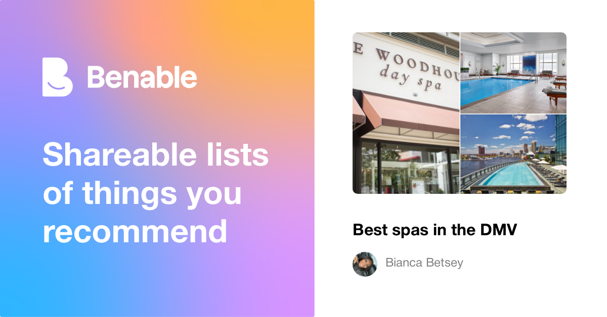 Best spas in the DMV