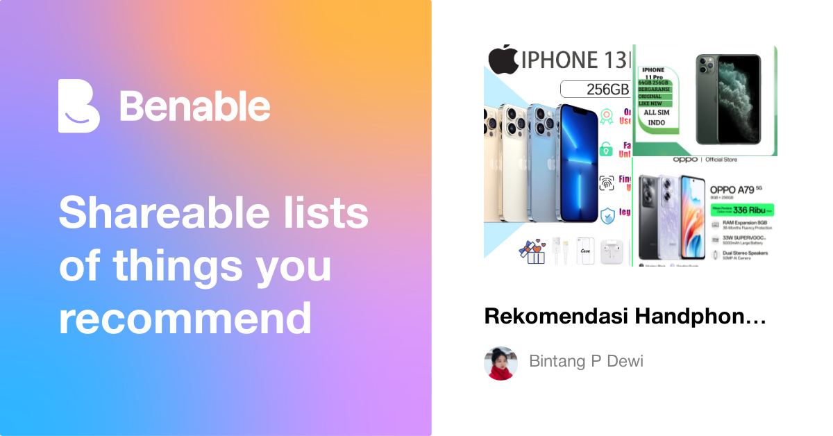 Rekomendasi Handphone terbaik di 2025