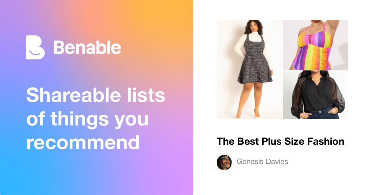 The Best Plus Size Fashion