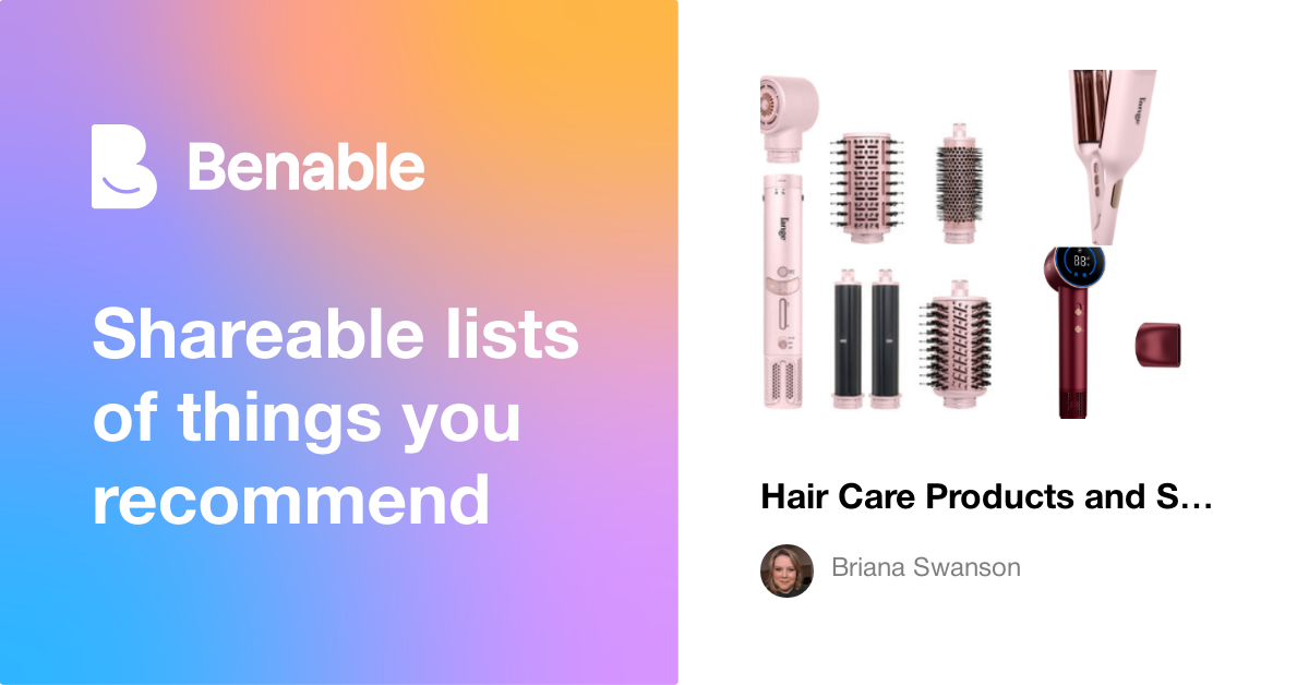 Hair Care Products and Styling Tools