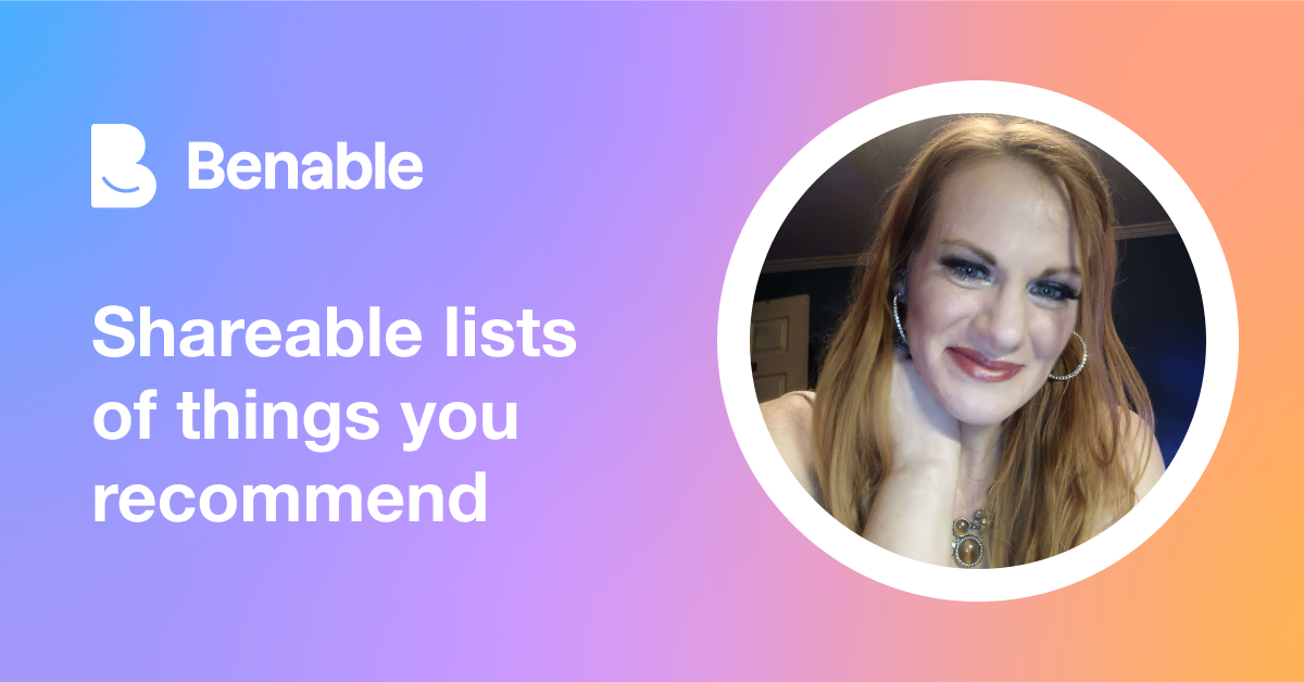 Everything @Buizybee09 (Elizabeth Harbert) recommends - Benable