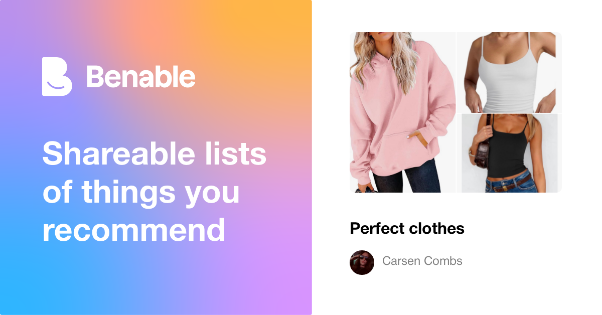 Perfect clothes