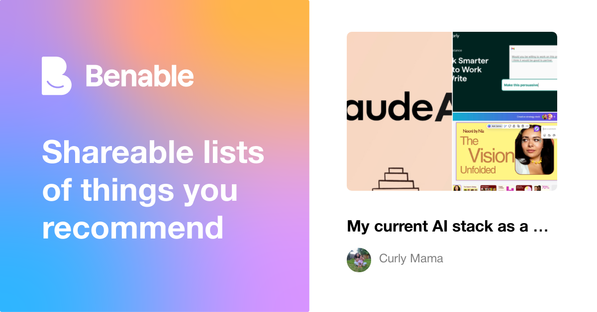 My current AI stack as a digital marketer / content creator working ...