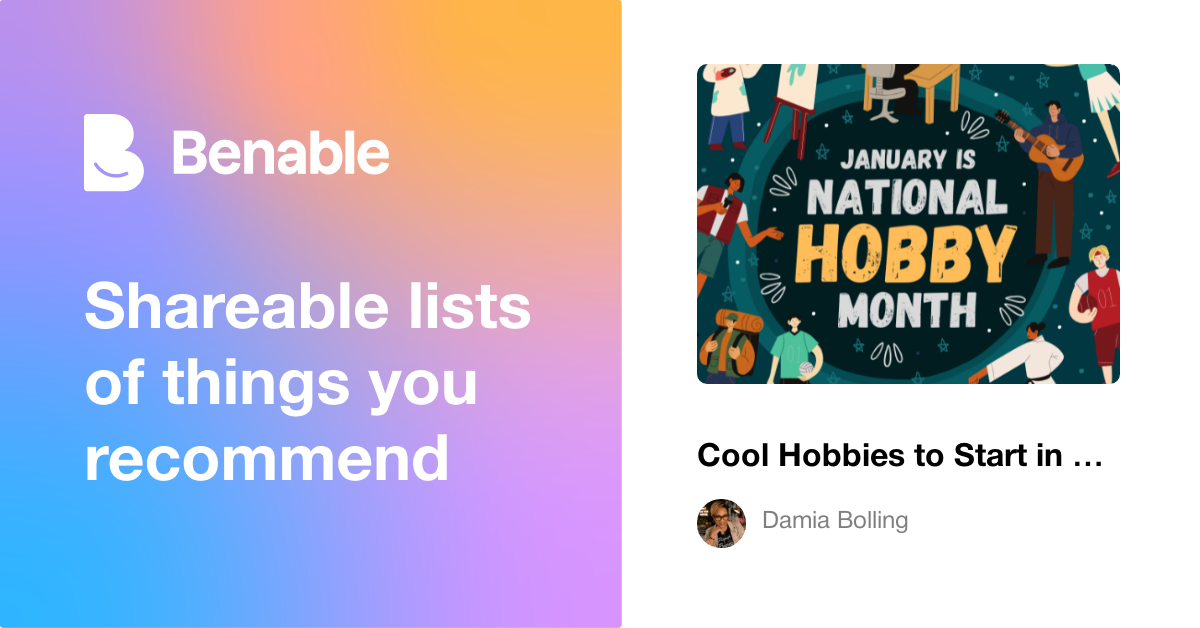 Cool Hobbies to Start in 2026