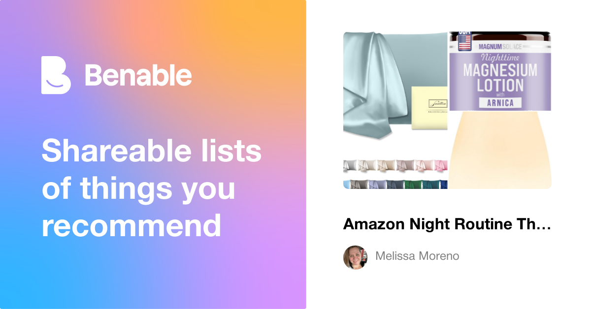 Amazon Night Routine That Actually Helps You Reset